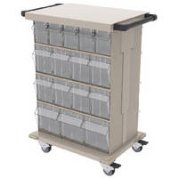 Storage and Transport Carts feature a workheight top for added workspace